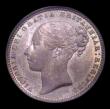 London Coins : A151 : Lot 1615 : Shilling 1871 ESC 1321, Die Number 9, CGS type SH.V1.1871.01, Choice UNC with a beautiful green and ...