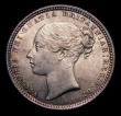 London Coins : A151 : Lot 1616 : Shilling 1872 ESC 1324, Die Number 108, CGS type SH.V1.1872.01, UNC and toned with a few contact mar...
