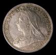 London Coins : A151 : Lot 1629 : Shilling 1893 Davies 1010 Dies 1A. Small Obverse Letters. First I of VICTORIA points almost to a bea...