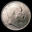 London Coins : A151 : Lot 1641 : Shilling 1902 Matt Proof ESC 1411, CGS type SH.E7.1902.02, Toned UNC with some hairlines, slabbed an...