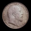 London Coins : A151 : Lot 1646 : Shilling 1909 ESC 1418, CGS type SH.E7.1909.01, About UNC and attractively toned, slabbed and graded...