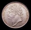 London Coins : A151 : Lot 1686 : Sixpence 1825 as ESC 1659 with both I's in BRITANNIAR having no top left serif, CGS type SP.G4....