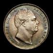 London Coins : A151 : Lot 1691 : Sixpence 1834 ESC 1674 CGS type SP.W4.1834.01, Choice UNC with blue and green tone, slabbed and grad...