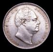 London Coins : A151 : Lot 1694 : Sixpence 1837 ESC 1680 CGS type SP.W4.1837.01 UNC and lustrous with minor cabinet friction on the re...