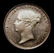 London Coins : A151 : Lot 1703 : Sixpence 1858 8 over 6, Davies dies 1A (I of GRATIA to tooth) 1858 double struck, underlying 5 with ...