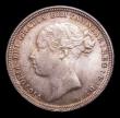 London Coins : A151 : Lot 1712 : Sixpence 1881 Large Date Davies 1100, CGS type SP.V1.1881.04, A/UNC and attractively toned, slabbed ...