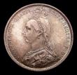 London Coins : A151 : Lot 1716 : Sixpence 1887 Jubilee Head Revised type, ESC 1754, CGS type SP.V1.1887.09 Choice UNC deeply toned, s...