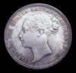 London Coins : A151 : Lot 1718 : Sixpence 1887 Young Head ESC 1750, CGS type SP.V1.1887.01 UNC with an attractive grey and gold tone,...