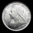 London Coins : A151 : Lot 1724 : Sixpence 1897 ESC 1767, CGS type SP.V1.1897.01 UNC and lustrous with some light contact marks, slabb...