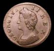 London Coins : A151 : Lot 2354 : Farthing 1734 No stops on obverse Peck 862, UNC or near so and toned, the obverse with some areas of...