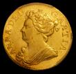 London Coins : A151 : Lot 2483 : Guinea 1709 S.3572 PCGS AU58, Ex-Terner Collection, we grade GEF and lustrous with a small scuff on ...
