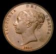London Coins : A151 : Lot 2797 : Penny 1860 Copper with 60 over 59 Peck 1521 Unc with traces of lustre, Ex-Spink Auction 68 23/3/1989...