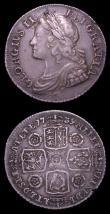 London Coins : A151 : Lot 2943 : Shillings (2) 1685 ESC 1068 Good Fine with a pleasing old grey tone, comes with an old collector...