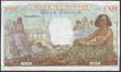 London Coins : A151 : Lot 568 : Tahiti 1000 francs issued 1940-57 series Z.14 017, Banque de l'Indochine, Papeete, Pick15, pinh...