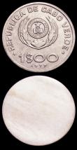 London Coins : A151 : Lot 854 : Cape Verde 1 Escudo 1977 FAO issue, design as KM#17, Obverse and Reverse uniface trial pair, each 5....