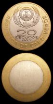 London Coins : A151 : Lot 856 : Cape Verde 20 Escudos 1977 Domingos Ramos a bimetallic obverse and reverse uniface trial pair 11.98 ...