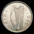 London Coins : A152 : Lot 1222 : Ireland Halfcrown 1940 choice BU from a recently found small war time hoard and graded 80 by CGS