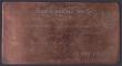 London Coins : A152 : Lot 140 : Beverley, East Riding Bank 5 guineas copper printing plate 180x for Robert Carlile Broadley & Co...