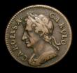 London Coins : A152 : Lot 2067 : Farthing 1672 Loose Drapery, with double exergue line, Bold Fine, slabbed and graded CGS 25, Ex-Lond...