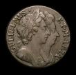 London Coins : A152 : Lot 2078 : Farthing 1694 Single Exergue line, Peck 619 Good Fine, slabbed and graded CGS 35, the only example t...