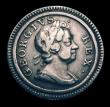 London Coins : A152 : Lot 2090 : Farthing 1717 Proof in Silver, struck on a thin flan, Peck 786, Upright die axis, Bold Fine, slabbed...