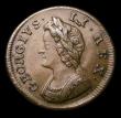 London Coins : A152 : Lot 2108 : Farthing 1733 3 over 0 CGS Variety 02 NEF/GVF nicely struck, slabbed and graded CGS 55, Ex-C.Cooke c...