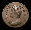 London Coins : A152 : Lot 2118 : Farthing 1737 Small Date with 3 over 3 (underlying 3 to the right) CGS Variety 03, NEF the only exam...