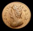 London Coins : A152 : Lot 2121 : Farthing 1739 Peck 869 UNC and choice with traces of lustre, slabbed and graded CGS 82, Ex-Cheshire ...