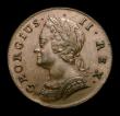 London Coins : A152 : Lot 2122 : Farthing 1741 Peck 885 GEF with a small edge bruise, slabbed and graded CGS 65  
