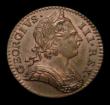 London Coins : A152 : Lot 2136 : Farthing 1773 Obverse 1 Peck 911 UNC with minor cabinet friction, a very pleasing example, slabbed a...