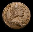 London Coins : A152 : Lot 2137 : Farthing 1773 Obverse 1, 3 over 3 in date (underlying 3 way to the left) CGS Variety 06, EF slabbed ...