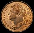 London Coins : A152 : Lot 2150 : Farthing 1821 Obverse 1, with G over G in GRATIA,  CGS Variety 07,  UNC with around 20% lustre, slab...