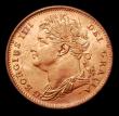 London Coins : A152 : Lot 2161 : Farthing 1825 Obverse 1. third and fourth I's of IIII overstruck, the third I being over a left...