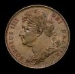 London Coins : A152 : Lot 2162 : Farthing 1825 Obverse 2 1 in date has no serif. U in GEORGIUS has no top left serif. Toned UNC, slab...