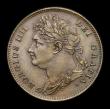 London Coins : A152 : Lot 2164 : Farthing 1826 First Issue 1 of date has no top serif, CGS Variety 05, UNC toned, slabbed and graded ...