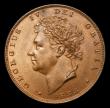 London Coins : A152 : Lot 2172 : Farthing 1828 Peck 1443 UNC and lustrous with a tone spot on the obverse, UNC, slabbed and graded CG...