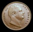 London Coins : A152 : Lot 2180 : Farthing 1835 Reverse B Raised Line on Saltire Peck 1473 UNC and nicely toned with hint of lustre on...