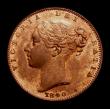London Coins : A152 : Lot 2191 : Farthing 1840 B of BRIT has no top serif, CGS Variety 04 UNC and lustrous, slabbed and graded CGS 82...