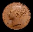 London Coins : A152 : Lot 2193 : Farthing 1840 FID: DEF. CGS Variety 03 UNC with a few small spots, in a CGS Yellow Ticket holder, sl...