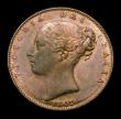 London Coins : A152 : Lot 2212 : Farthing 1847 Reverse B, B of BRIT has no serifs top or bottom. Both A's in BRITANNIA unbarred....