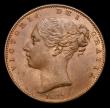 London Coins : A152 : Lot 2213 : Farthing 1847 Reverse B, B of BRIT has no serifs top or bottom. Both A's in BRITANNIA unbarred....