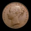 London Coins : A152 : Lot 2215 : Farthing 1848 4 over lower 4 in date UNC or near so, slabbed and graded CGS 75, Ex-Croydon Coin Auct...