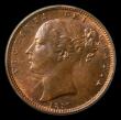 London Coins : A152 : Lot 2222 : Farthing 1850 5 over 4, 8 teeth date spacing, CGS Variety 02 UNC or near so , slabbed and graded CGS...