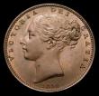 London Coins : A152 : Lot 2226 : Farthing 1850 Peck 1571 Toned UNC, nicely struck, slabbed and graded CGS 82, the finest known of 3 e...