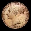 London Coins : A152 : Lot 2228 : Farthing 1851 D over sideways D in DEI Peck 1573, VF with some edge knocks and some scratches on the...