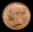 London Coins : A152 : Lot 2229 : Farthing 1851 Unbarred A's in BRITANNIAR CGS Variety 05, UNC with around 25% lustre, slabbed an...