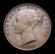 London Coins : A152 : Lot 2230 : Farthing 1852 REG with E over E (underlying E to the right), Unbarred A's in BRITANNIAR, CGS Va...