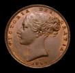 London Coins : A152 : Lot 2235 : Farthing 1853 WW Raised Peck 1575 Choice UNC with traces of lustre, slabbed and graded CGS 82, Ex-PC...