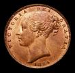 London Coins : A152 : Lot 2238 : Farthing 1854 Peck 1580 Choice UNC with around 35% lustre, slabbed and graded CGS 82, Ex-NGC MS63 RB...