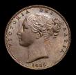 London Coins : A152 : Lot 2241 : Farthing 1855 WW Raised Peck 1582 UNC deeply toned, sharply struck, unusual for this date, slabbed a...